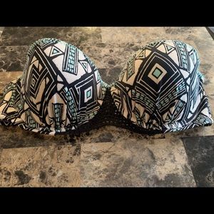 Victoria’s Secret push up bandeau top 34D